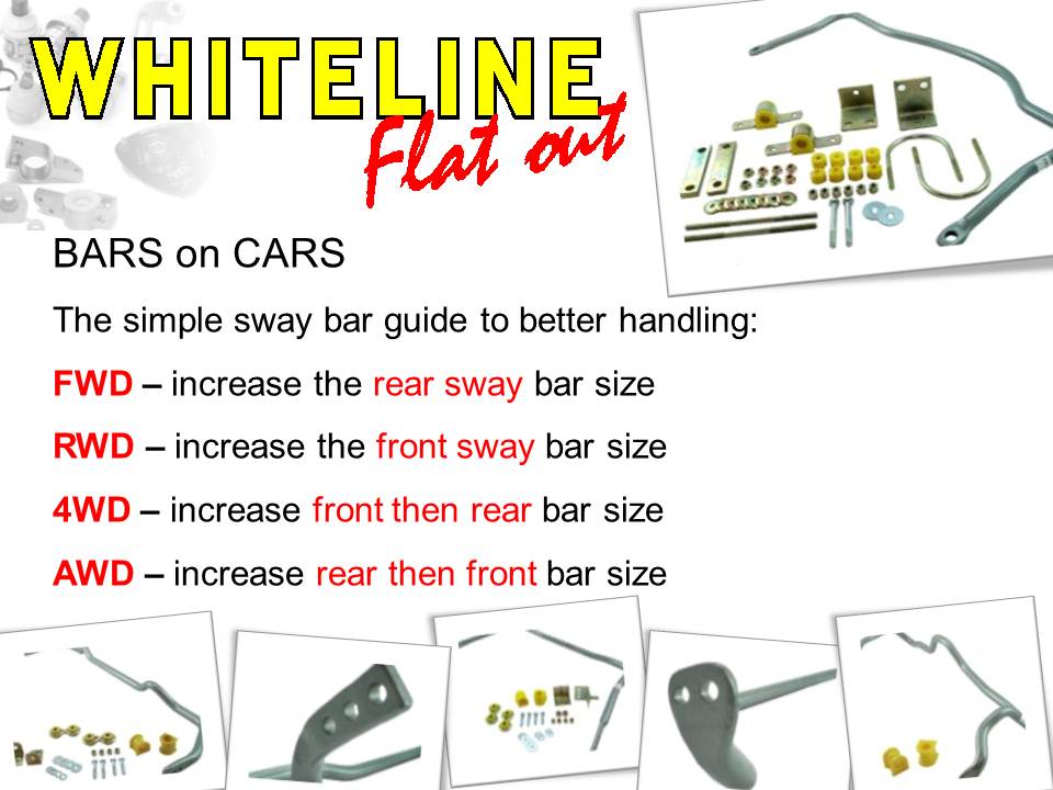 Whiteline Flatout Swaybars Explained