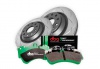 Brake Kit - 4000 Series T3 Slotted and Street Performance Brake Pads (2x DBA42957S + DB2176SP)