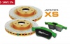 Brake Kit - 4000 Series T3 Slotted and Street Performance Brake Pads (2x DBA4654XS-10 + DB1678SP)