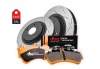 Brake Kit - 4000 Series T3 Slotted and Xtreme Performance Brake Pads (2x DBA42132S + DB2074XP)