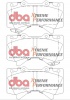 Brake Kit - 4000 Series T3 Slotted and Xtreme Performance Brake Pads (2x DBA42722S + DB1838XP)