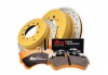 Brake Kit - 4000 Series T3 Slotted and Xtreme Performance Brake Pads (2x DBA42722XS + DB1838XP)