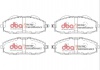 Brake Kit - 4000 Series T3 Slotted and Xtreme Performance Brake Pads (2x DBA4625S + DB1361XP)