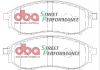 Brake Kit - Street Series T2 Slotted and Street Performance Brake Pads (2x DBA2308S + DB1696SP)