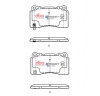 DBA SSEV STREET SERIES BRAKE PADS [Tesla Roadster 2012 On / Model S 2014 On / Model X 2016 On F