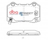 DBA SSEV STREET SERIES BRAKE PADS [Tesla Roadster 2012 On / Model S 2014 On / Model X 2016 On R