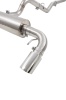 ESFB21VKCS 3 inch Cat-Back System with Varex Muffler, 304 Stainless Steel - Ford Bronco 2021-On