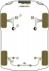 Front Arm Front Bush - Diagr. REF: 1