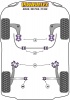 Front Arm Rear Bush - Diagr. REF: 3