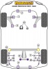 Front Arm Rear Bush - Caster Adjust - Diagr. REF: 2