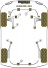 Front Arm Rear Bush - Caster Adjust - Diagr. REF: 2