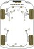 Front Arm Rear Bush - Caster Adjust - Diagr. REF: 2