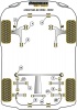 Front Arm Rear Bush - Caster Adjust - Diagr. REF: 2