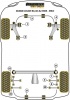 Front Arm Rear Bush - Caster Adjust - Diagr. REF: 2