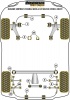 Front Arm Rear Bush - Caster Adjust - Diagr. REF: 2