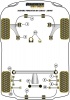 Front Arm Rear Bush - Caster Adjust - Diagr. REF: 2