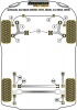 Front Inner Wishbone Bush - Diagr. REF: 2