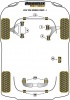 Front Lower Arm Front Bush - Diagr. REF: 1