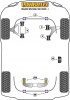 Front Lower Arm Rear Bush Insert - Diagr. REF: 2