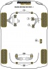 Front Lower Arm Rear Bush Insert - Diagr. REF: 2