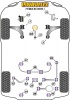 Front Lower Engine Mount Hybrid Bush (Large) - Fast Road/Track - Diagr. REF: 30