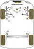 Front Lower Shock Mount - Diagr. REF: 1