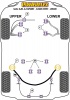 Front Lower Wishbone Bush - Diagr. REF: 1