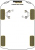 Front Lower Wishbone Bush - Diagr. REF: 1