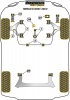 Front Lower Wishbone Bush - Diagr. REF: 1