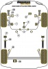 Front Lower Wishbone Bush - Diagr. REF: 1