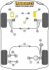 Front Lower Wishbone Rear Bush - Diagr. REF: 2