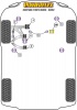 Front Lower Wishbone Rear Bush - Diagr. REF: 2