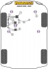 Front Lower Wishbone Rear Bush - Diagr. REF: 2