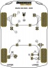 Front Lower Wishbone Rear Bush - Diagr. REF: 2