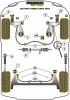 Front Strut Top Mount - Diagr. REF: 11