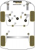 Front Strut Top Mount Bush - Diagr. REF: 11