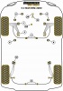 Front Subframe Mounting Bush - Diagr. REF: 8