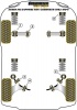 Front Top Shock Absorber Mount - Diagr. REF: 4