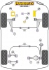 Front Upper Right Engine Mount Insert - Diagr. REF: 25