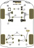 Front Upper Right Engine Mount Insert - Diagr. REF: 25