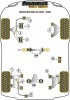 Front Upper Wishbone Bush - Diagr. REF: 3