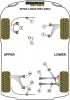 Front Upper Wishbone Bush - Diagr. REF: 4