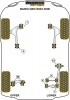 Front Wishbone Front Bush 12mm bolt - Diagr. REF: 1