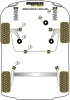 Front Wishbone Front Bush 30mm - Diagr. REF: 1