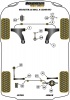 Front Wishbone Front Bush - Diagr. REF: 1