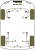 Front Wishbone Front Bush - Diagr. REF: 1