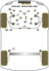 Front Wishbone Front Bush - Diagr. REF: 1