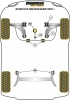 Front Wishbone Front Bush - Diagr. REF: 1