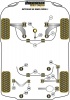 Front Wishbone Front Bush - Diagr. REF: 1