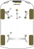 Front Wishbone Front Bush - Diagr. REF: 1